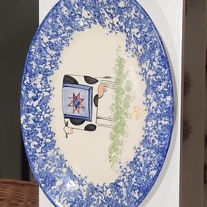 CUTE little cow plate!